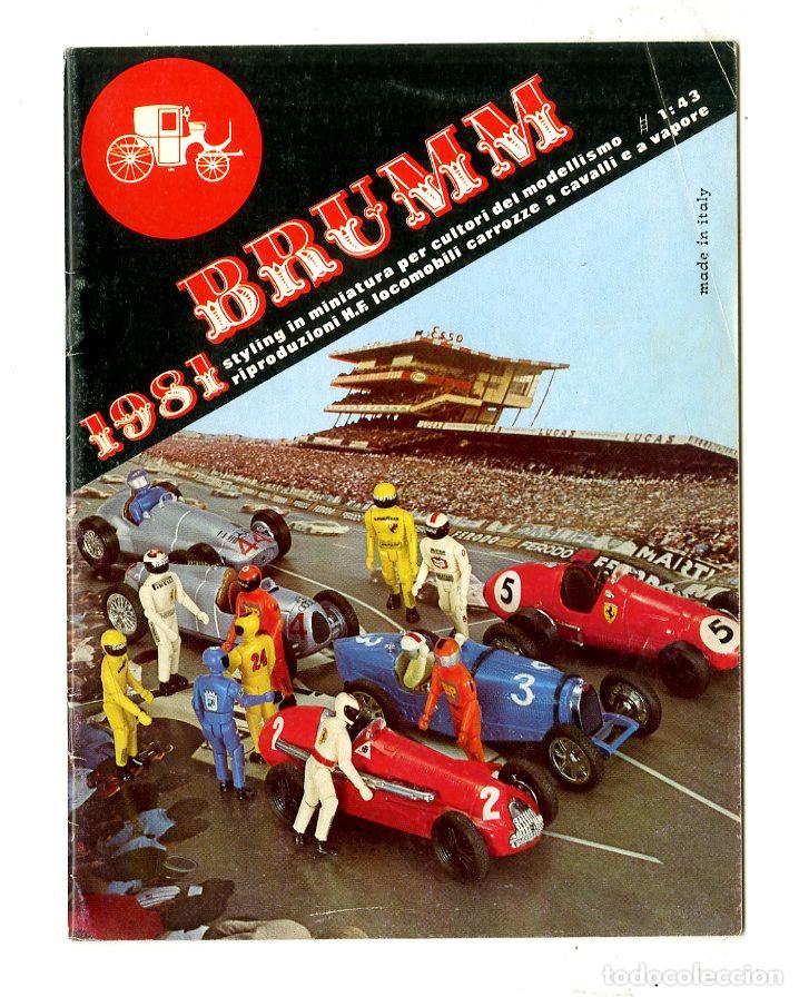 Antikes Spielzeug: Cat&aacute;logo Coches Brumm / 1981 Styling in Miniatura Per Cultori del Modellismo Riproduzioni H.F. Locom