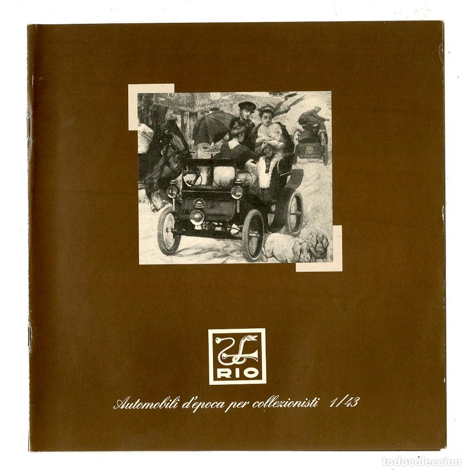 Giocattoli antichi: Cat&aacute;logo Coches Rio Automobili d'Epoca Per Collezionisti 1/43 / 23 P&aacute;ginas