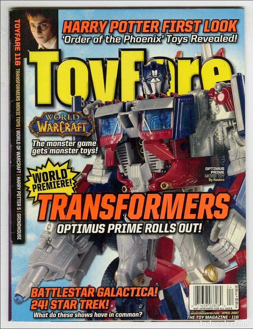 Giocattoli antichi: ToyFare n.116 / Transformers / Harry Potter / World of WarCraft / Battlestar Galactica / Star Trek (
