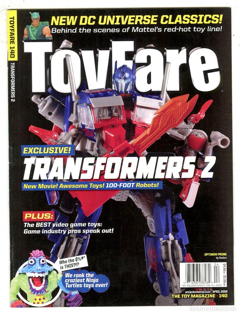 Giocattoli antichi: ToyFare n.140 / Transformers 2 / Ninja Turtles / DC (April, 2009)