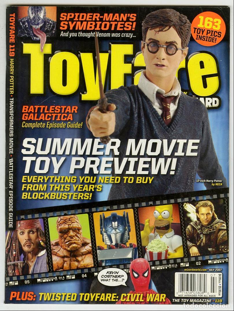 Giocattoli antichi: ToyFare n.119 / Spider-Man / Battlestar Galactica / Twisted Toyfare / Civil War (July, 2007)