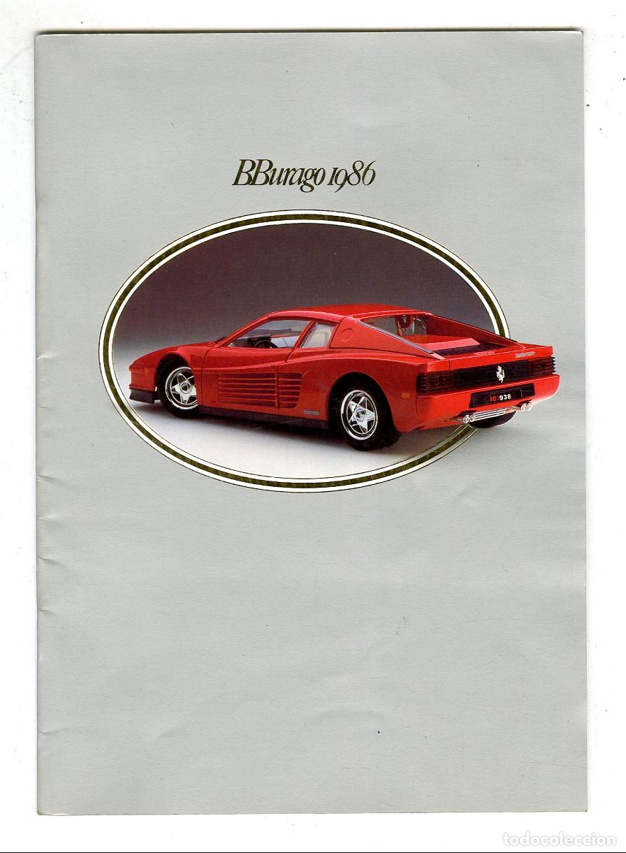 Giocattoli antichi: Cat&aacute;logo Coches Bburago / 1986 / 40 P&aacute;ginas