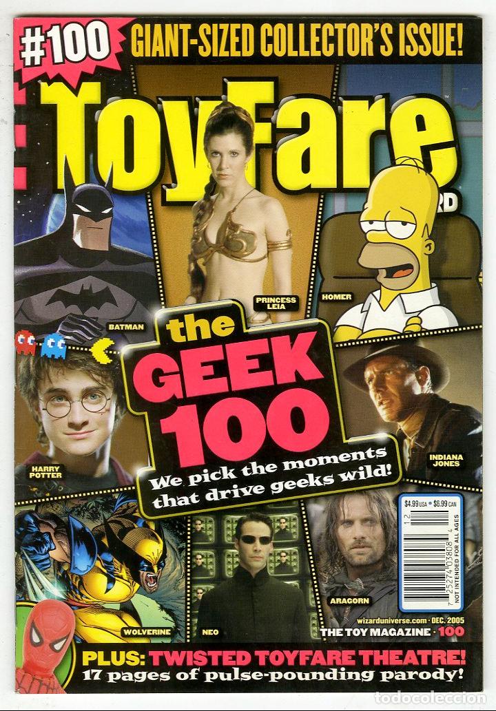 Antikes Spielzeug: ToyFare n.100 / Batman / Princess Leia / Homer / Indiana Jones / Aragorn / Neo / Wolverine / Harry P