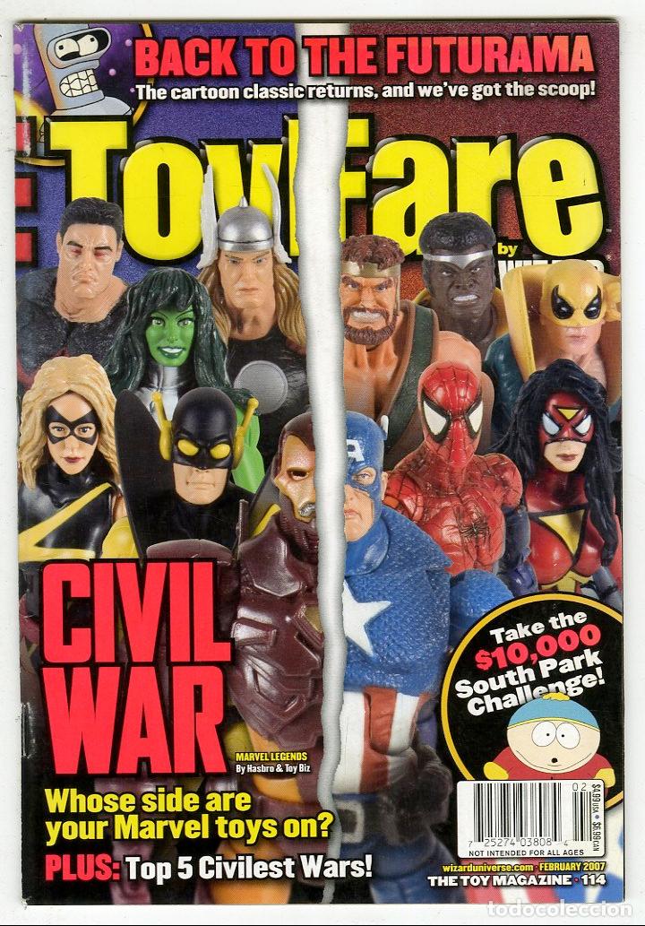Antikes Spielzeug: ToyFare n.114 / Back To The Futurama / Civil War (February, 2007)