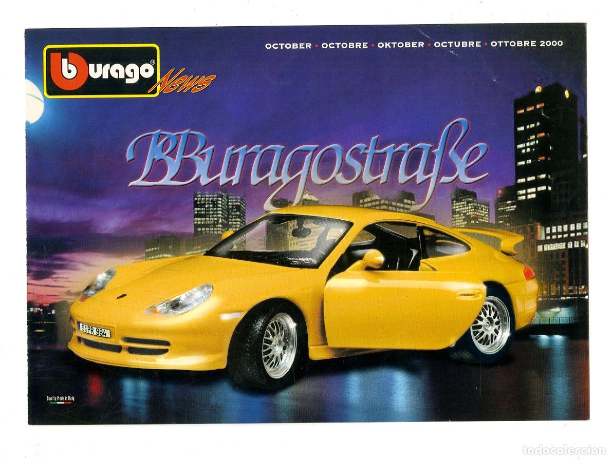 Juguetes antiguos: Cat&aacute;logo Coches Bburago / News Octubre 2000 Bburagostra&szlig;e / 6 P&aacute;ginas