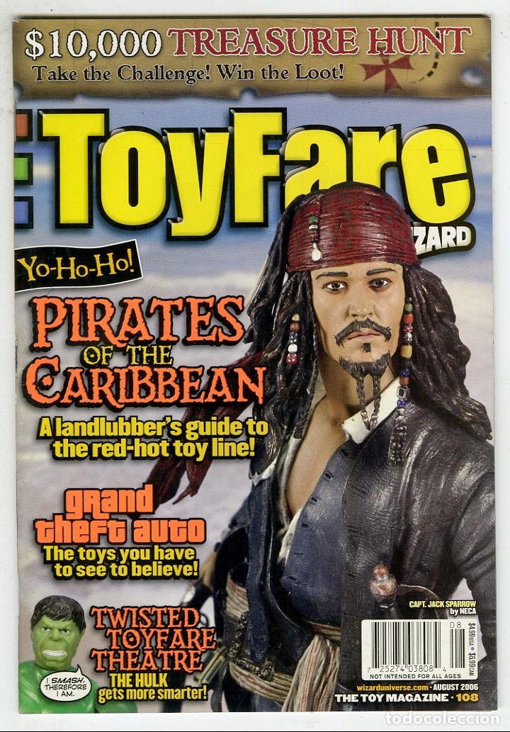 Juguetes antiguos: ToyFare n.108 / Pirates of the Caribbean / Grand Theft Auto / Twisted Toyfare Theatre (August, 2006)
