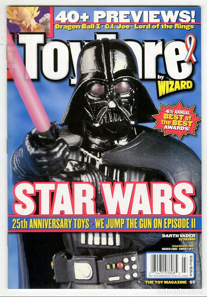 Juguetes antiguos: ToyFare n.55 / Star Wars 25th Aniversary Toys (March, 2002)