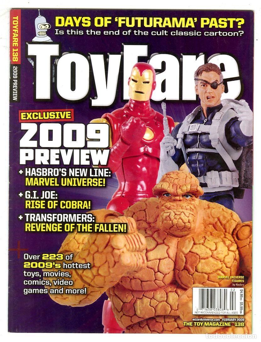 Juguetes antiguos: ToyFare n.138 / Futurama / Hasbro's / G.I. Joe / Transformers (February, 2009?