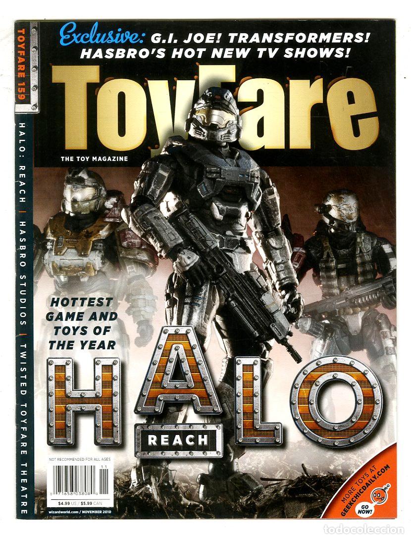 Juguetes antiguos: ToyFare n.159 / G.I. Joe / Transformers / Hasbro's / Halo (November, 2010)