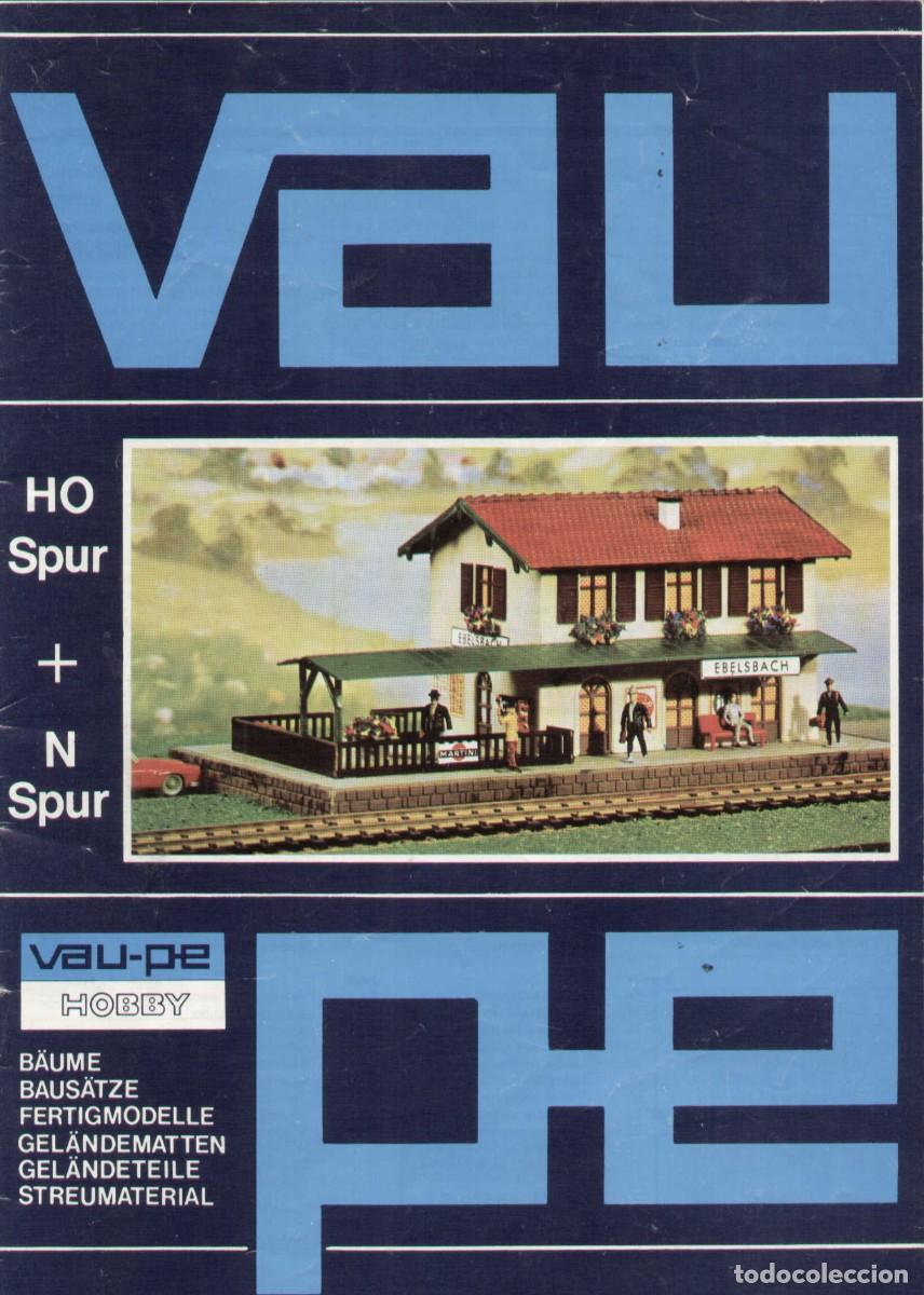 Juguetes antiguos: cat&aacute;logo VAU-PE HOBBY 1966 ? Bausautze Spur HO + Spur N - en alem&aacute;n