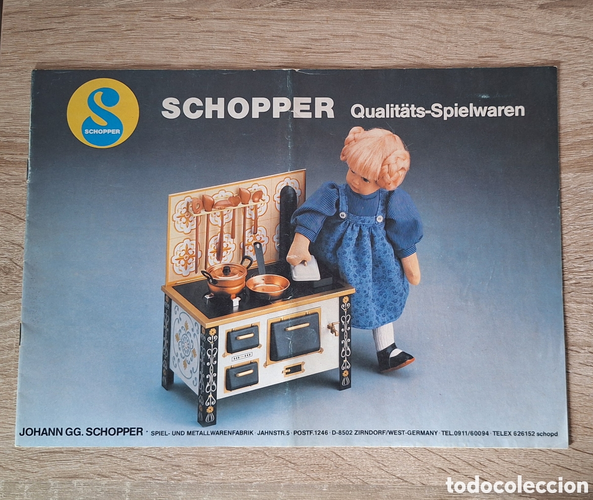 Juguetes antiguos: Antiguo Cat&aacute;logo Alem&aacute;n de Cocinas y Accesorios de Juguete - Marca Johann GG Schopper