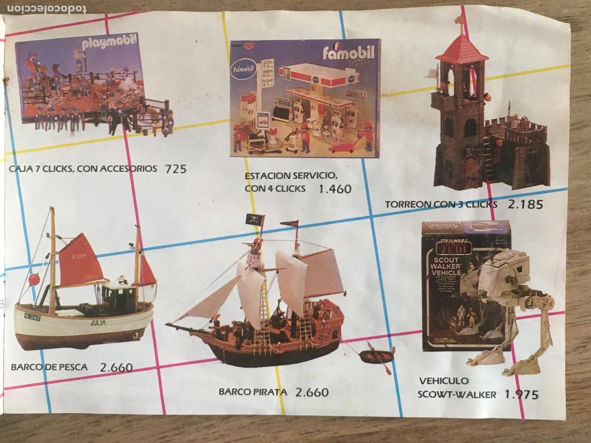 Juguetes antiguos: star wars guerra galaxias nancy scalextric famobil tente playmobil catalogo pryca original 1984