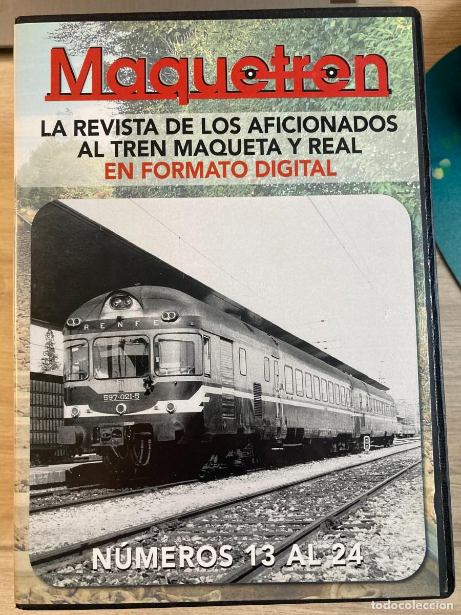 Juguetes antiguos: MAQUETREN, EN FORMATO DIGITAL, CDROM, NUMEROS 13AL 24