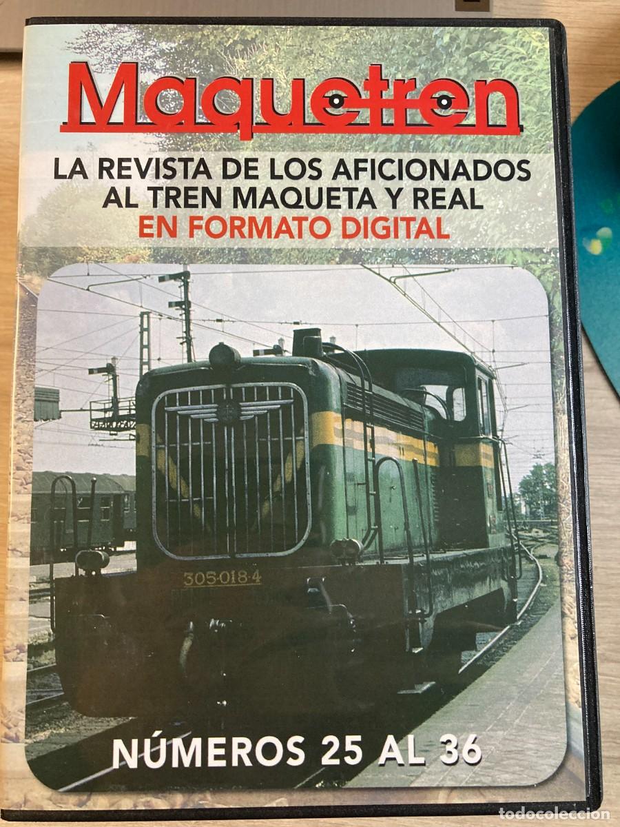 Juguetes antiguos: MAQUETREN, EN FORMATO DIGITAL, CDROM, NUMEROS 25 AL 36