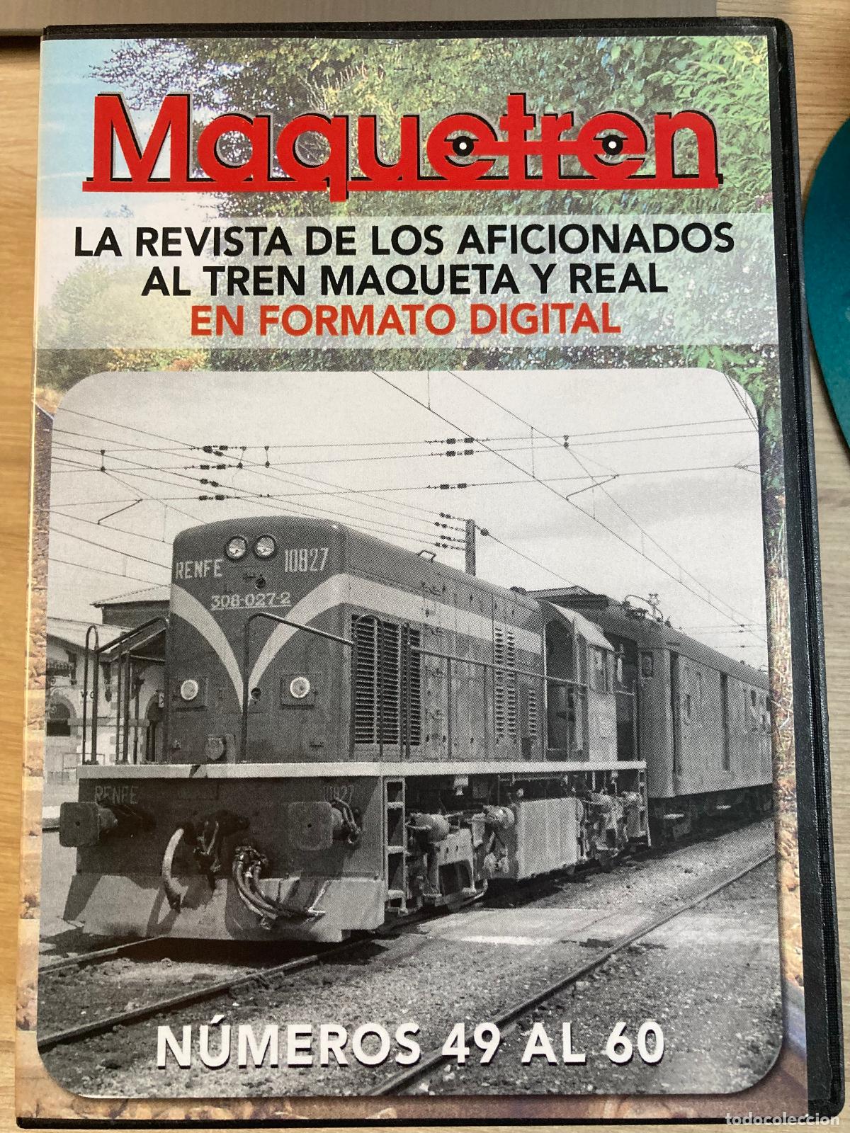 Juguetes antiguos: MAQUETREN, EN FORMATO DIGITAL, CDROM, NUMEROS 49 AL 60