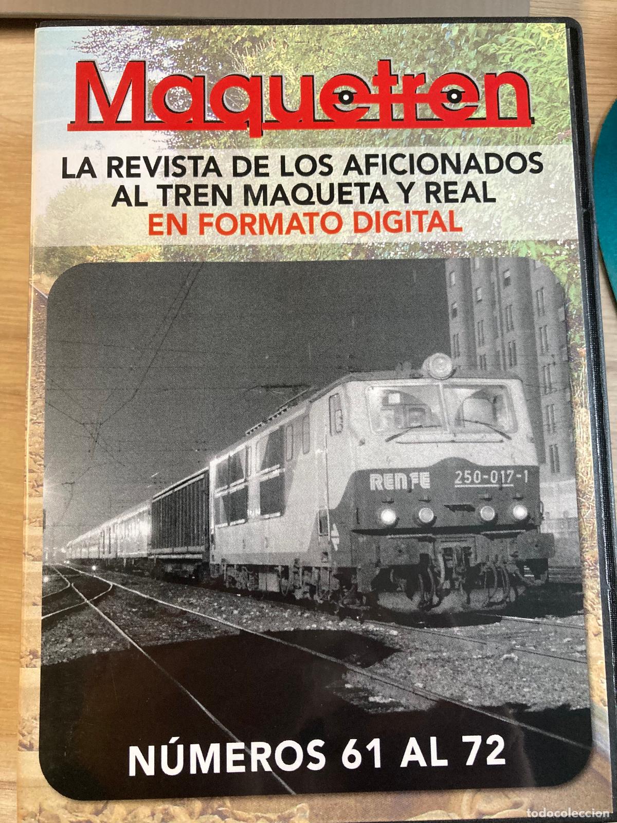 Juguetes antiguos: MAQUETREN, EN FORMATO DIGITAL, CDROM, NUMEROS 61 AL 72