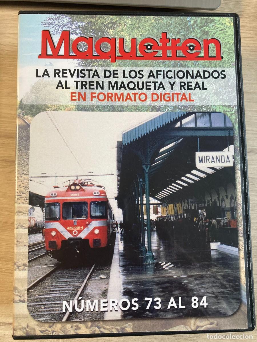 Juguetes antiguos: MAQUETREN, EN FORMATO DIGITAL, CDROM, NUMEROS 73 AL 84