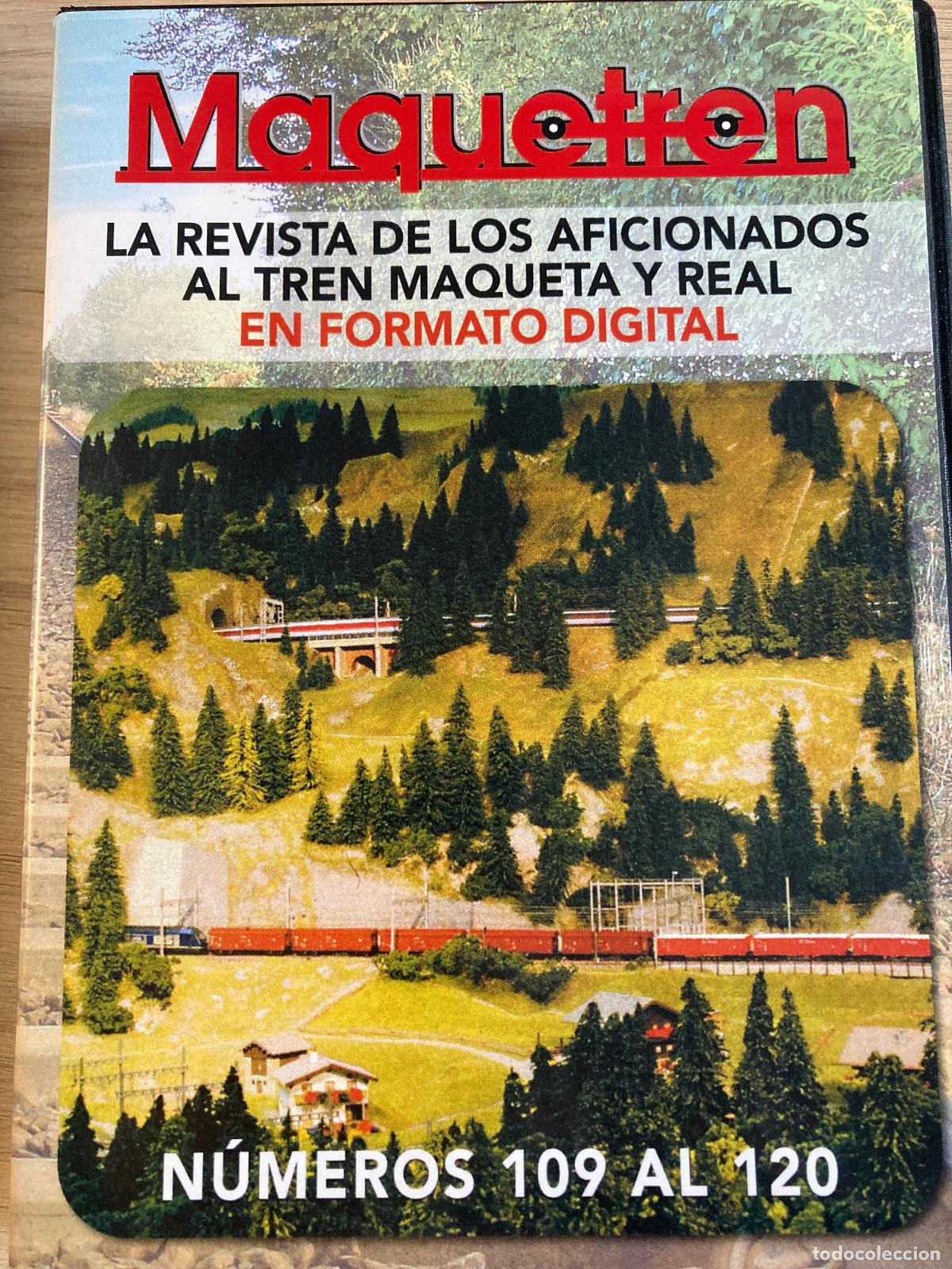 Juguetes antiguos: MAQUETREN, EN FORMATO DIGITAL, CDROM, NUMEROS 109 AL 120
