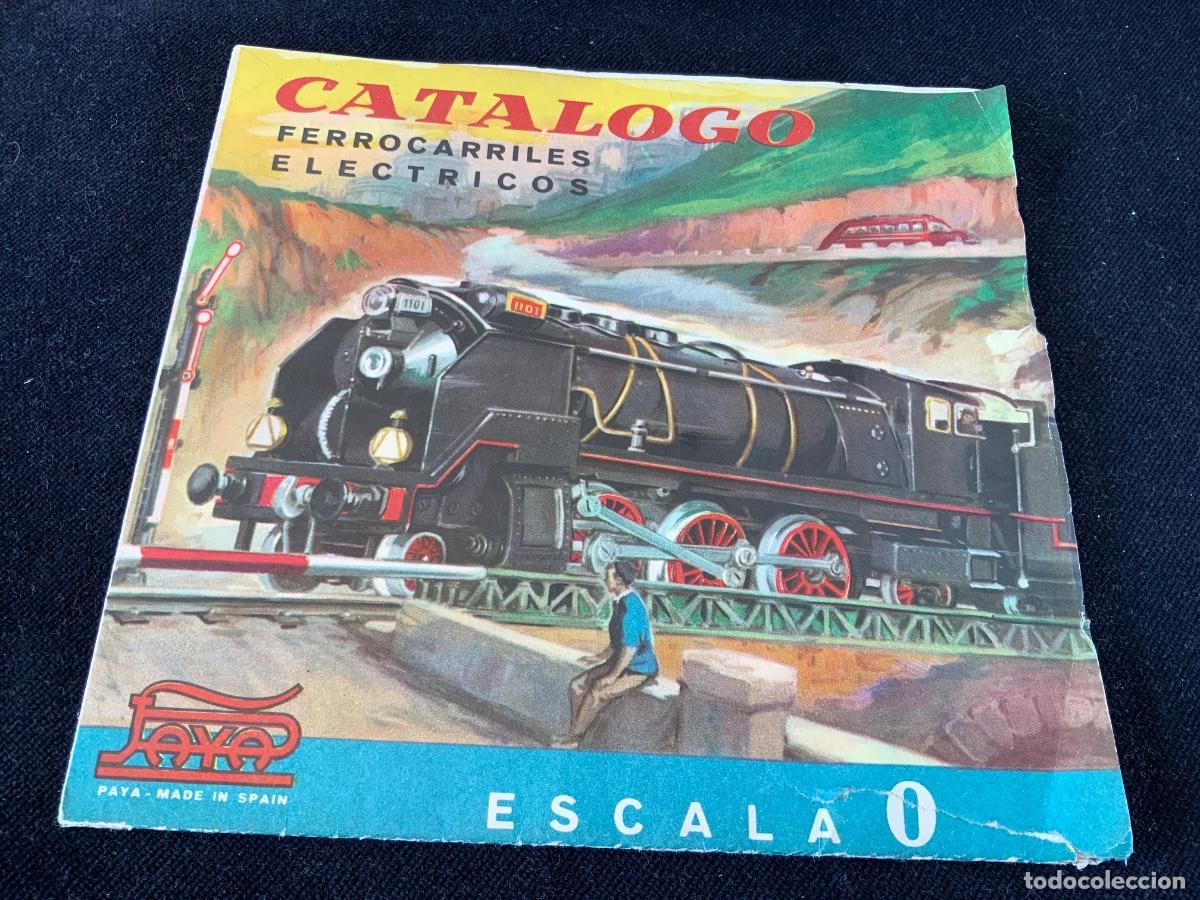 Juguetes antiguos: Catalogo ferrocarriles electricos Paya, Escala 0.