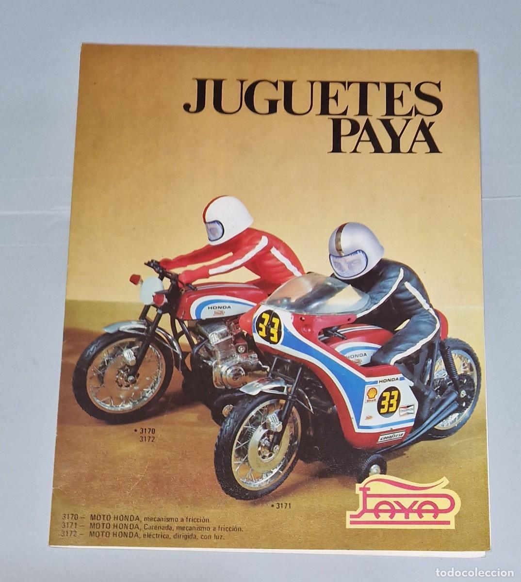 Juguetes antiguos: CATALOGO JUGUETES PAYA A&Ntilde;O 1974