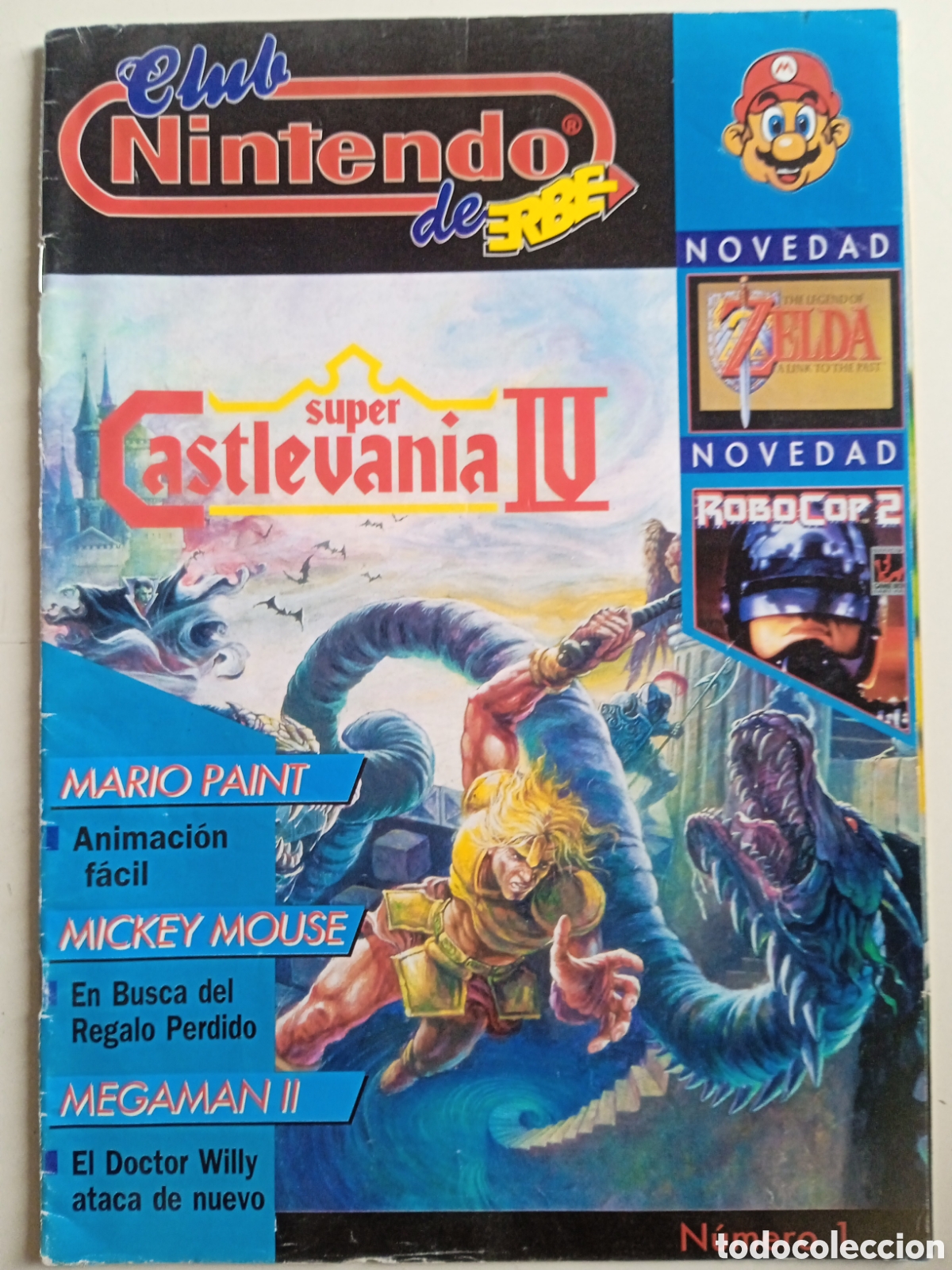 Juguetes antiguos: Club Nintendo de Erbe n&uacute;mero 1