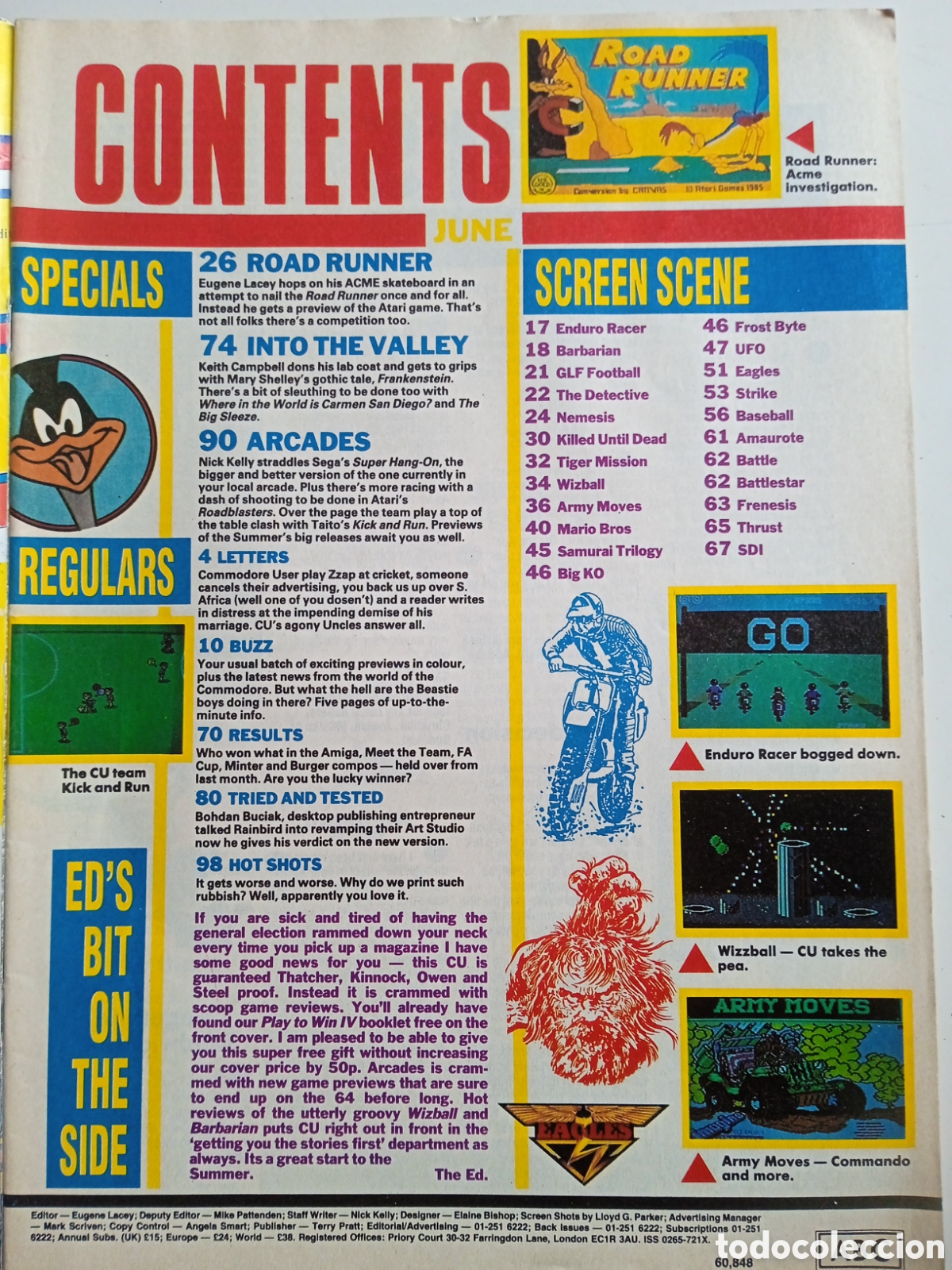 Juguetes antiguos: Commodore User junio 1987 - Foto 2