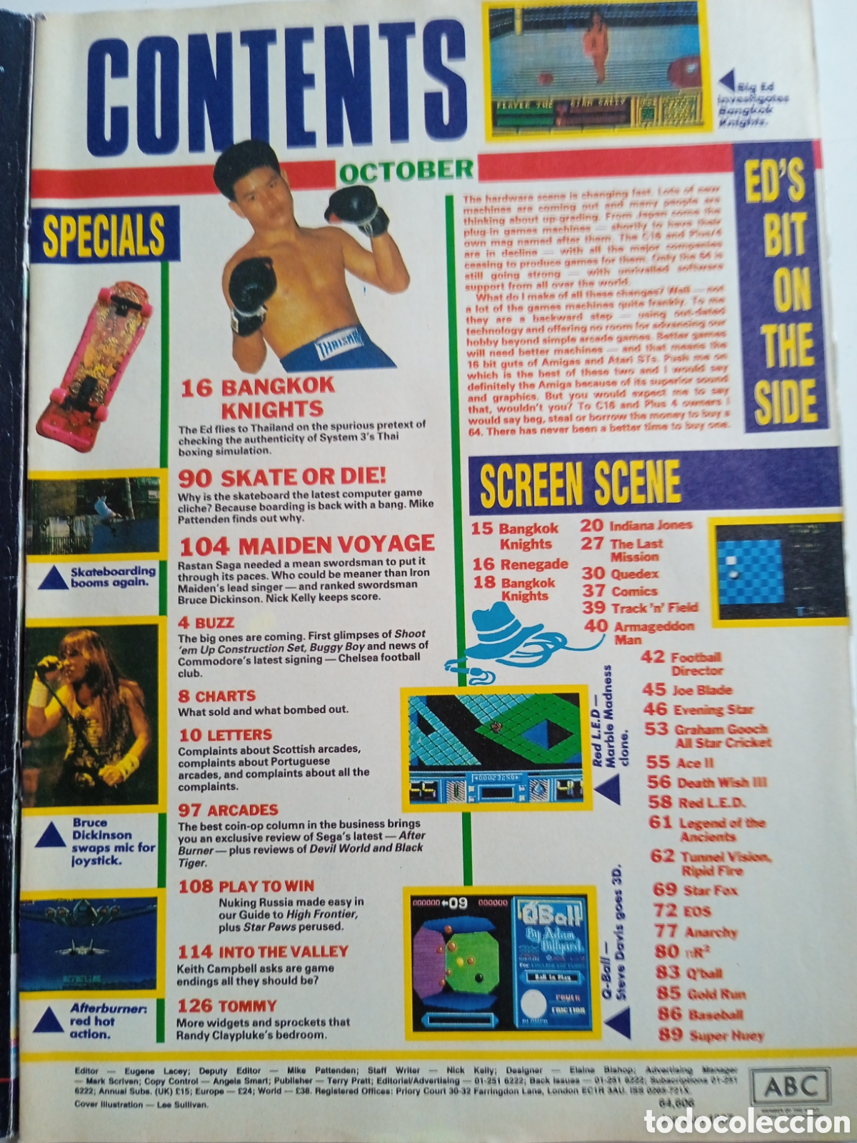 Juguetes antiguos: Commodore User octubre 1987 - Foto 2