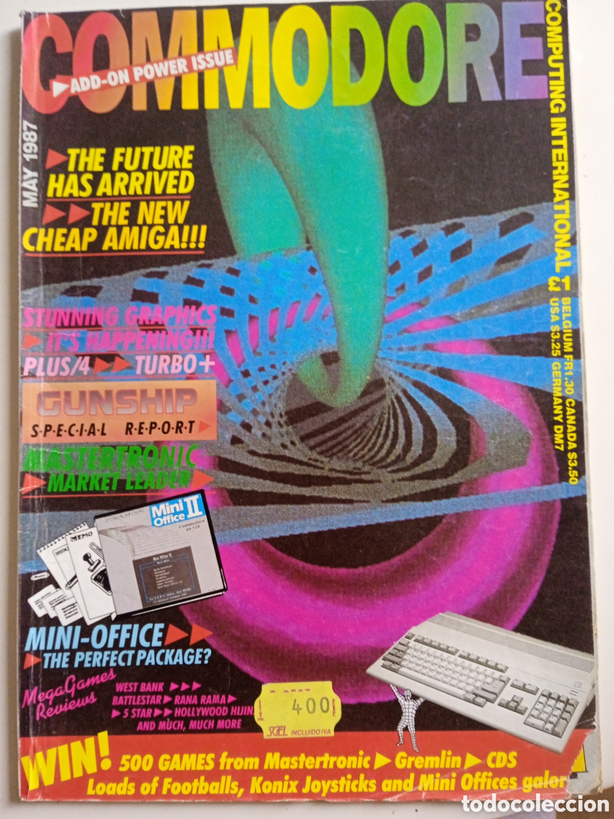 Juguetes antiguos: Commodore Computing International mayo 1987