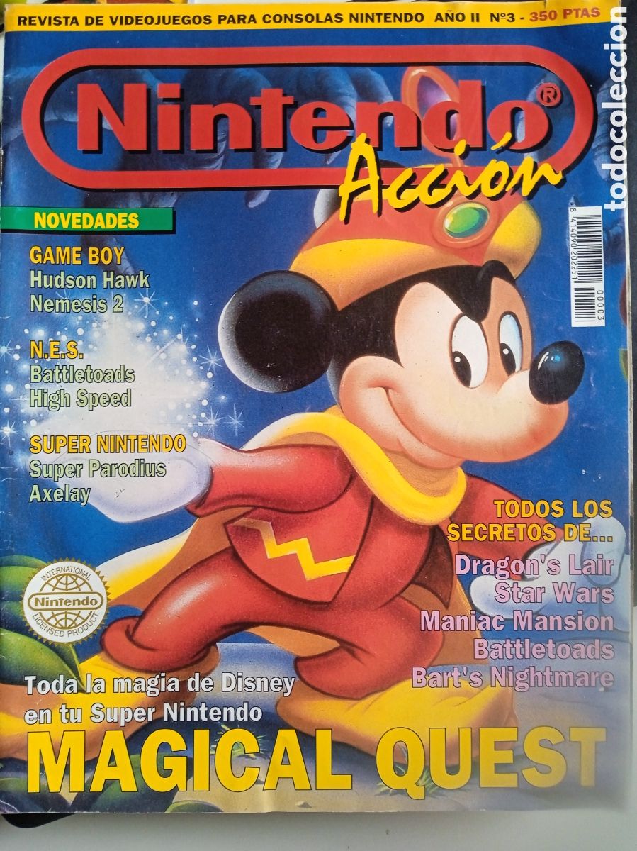 Juguetes antiguos: Revista Nintendo Accion n&deg;3 A&ntilde;o II