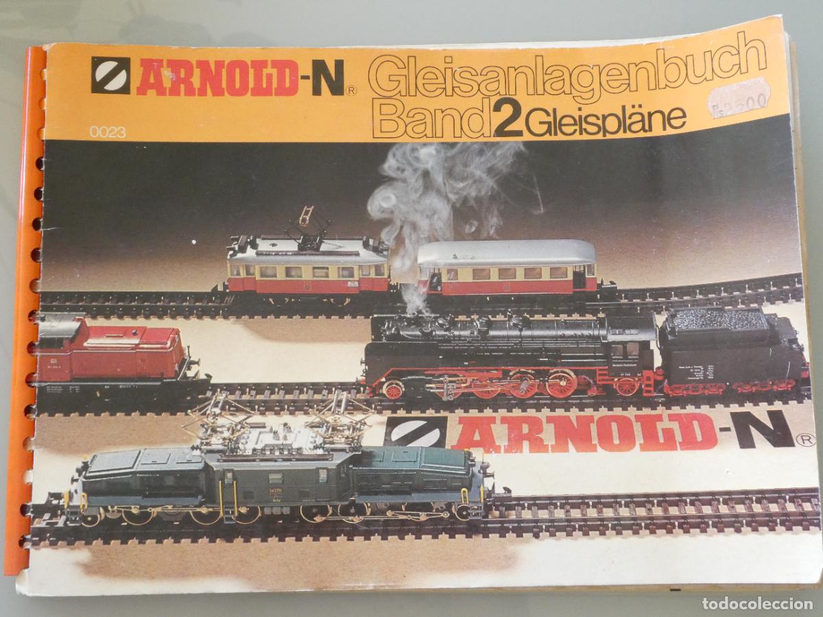Juguetes antiguos: LIBRO CAT&Aacute;LOGO MODELISMO FERROVIARIO. ARNOLD ESCALA N 1980 ALEMANIA. 460GR