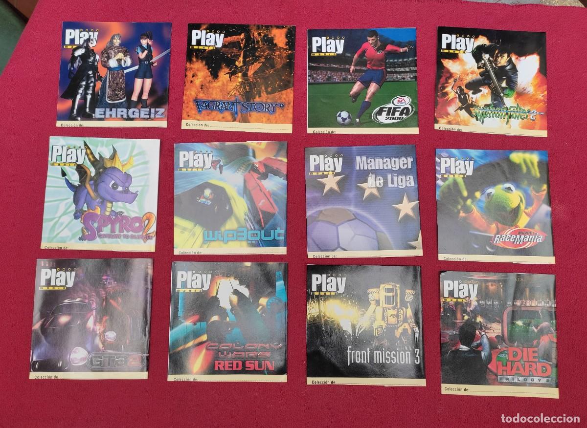Juguetes antiguos: 12 fichas sueltas de trucos de juegos para la Playstation - revista Play Mania