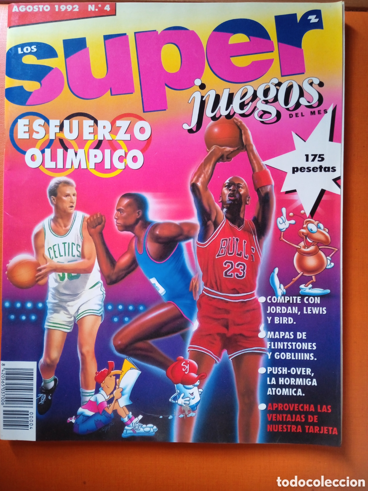 Juguetes antiguos: Revista Los Super Juegos n&deg;4 agosto 1992
