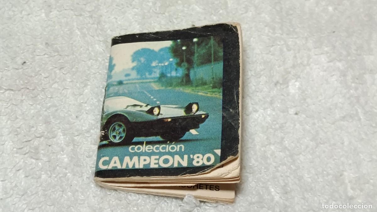 Juguetes antiguos: GUISVAL : ANTIGUO CATALOGO EN MINIATURA COLECCION COCHES SERIE CAMPEON 80