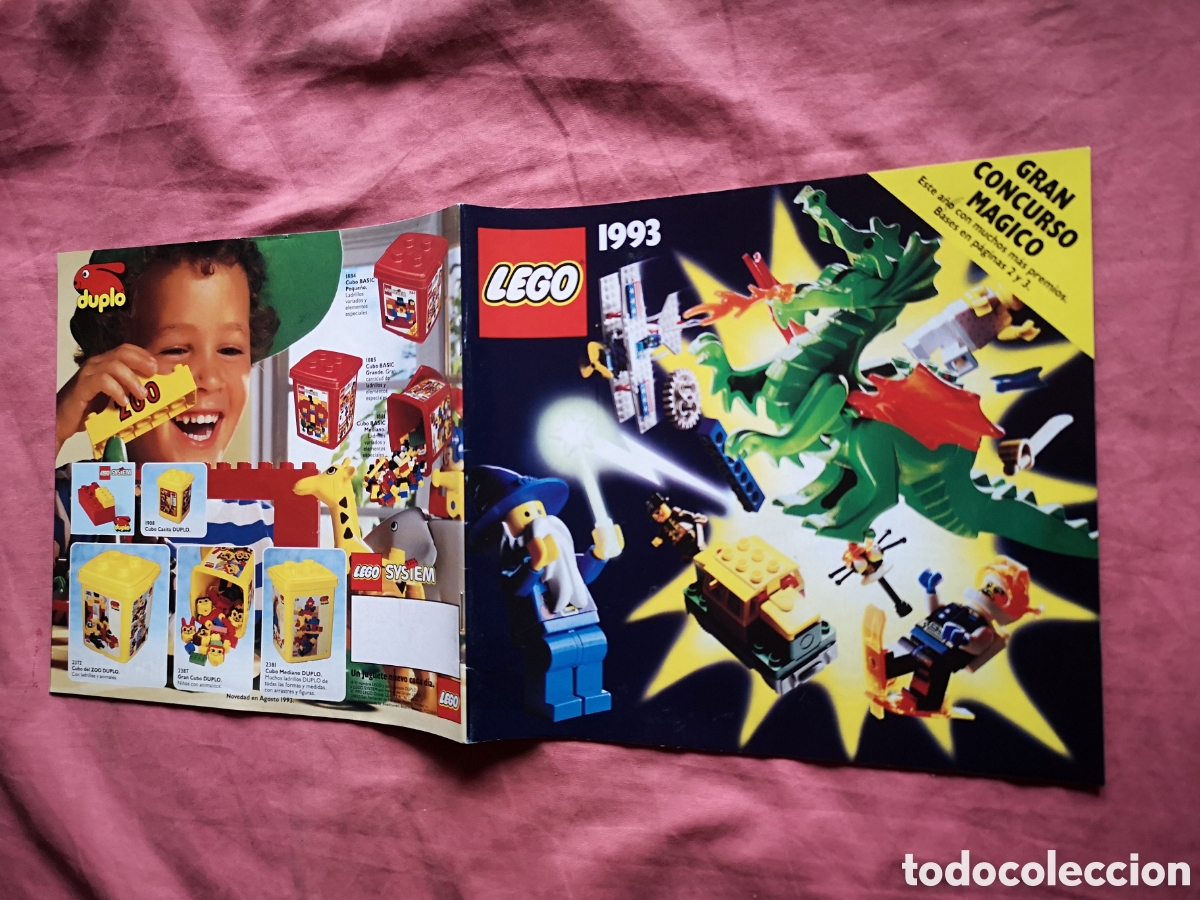 Juguetes antiguos: Lego. Cat&aacute;logo de 1993. Con 48 p&aacute;ginas de 21x19 cm. SIN OJEAR. MUY BIEN.