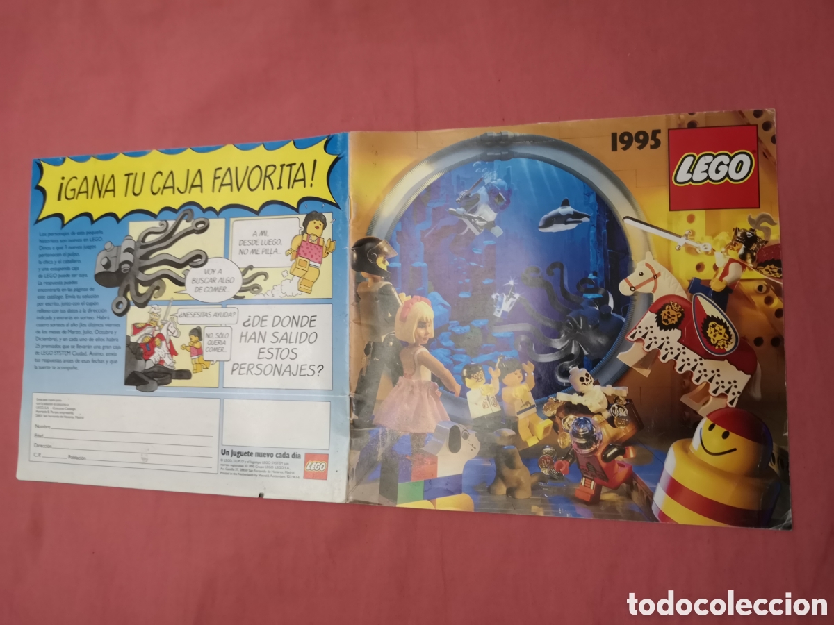Juguetes antiguos: Lego. Cat&aacute;logo de 1995. Con 40 p&aacute;ginas de 21x19 cm. SIN OJEAR. EN BUEN ESTADO.