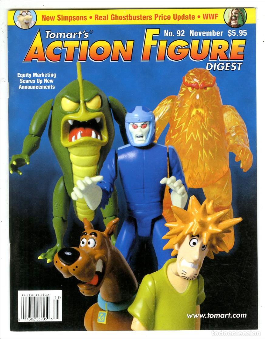 Jouets Anciens: Tomart's Action Figure Digest n.92 / Simpsons / Ghostbusters / WWF (November)