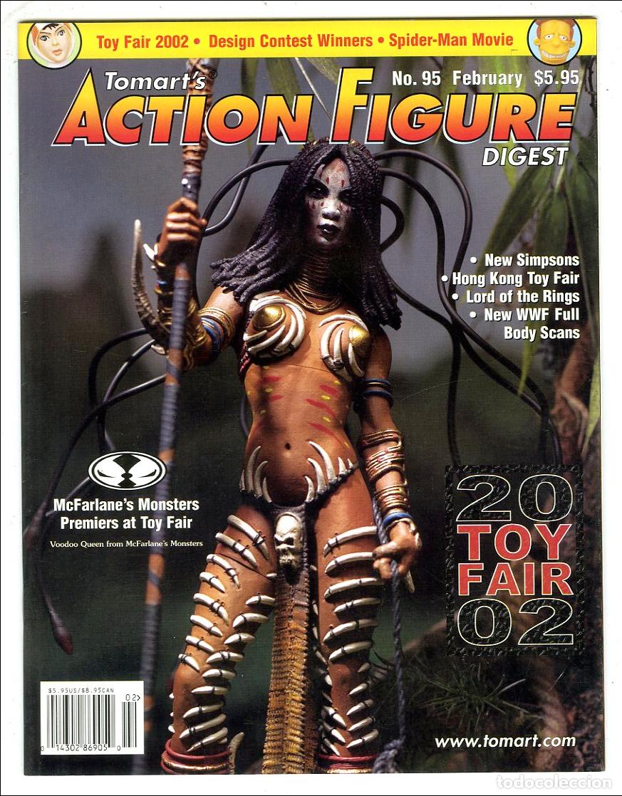 Jouets Anciens: Tomart's Action Figure Digest n.95 / Toy Fair 2002 / McFarlane / Simpsons / Spider-Man / Hong Kong /