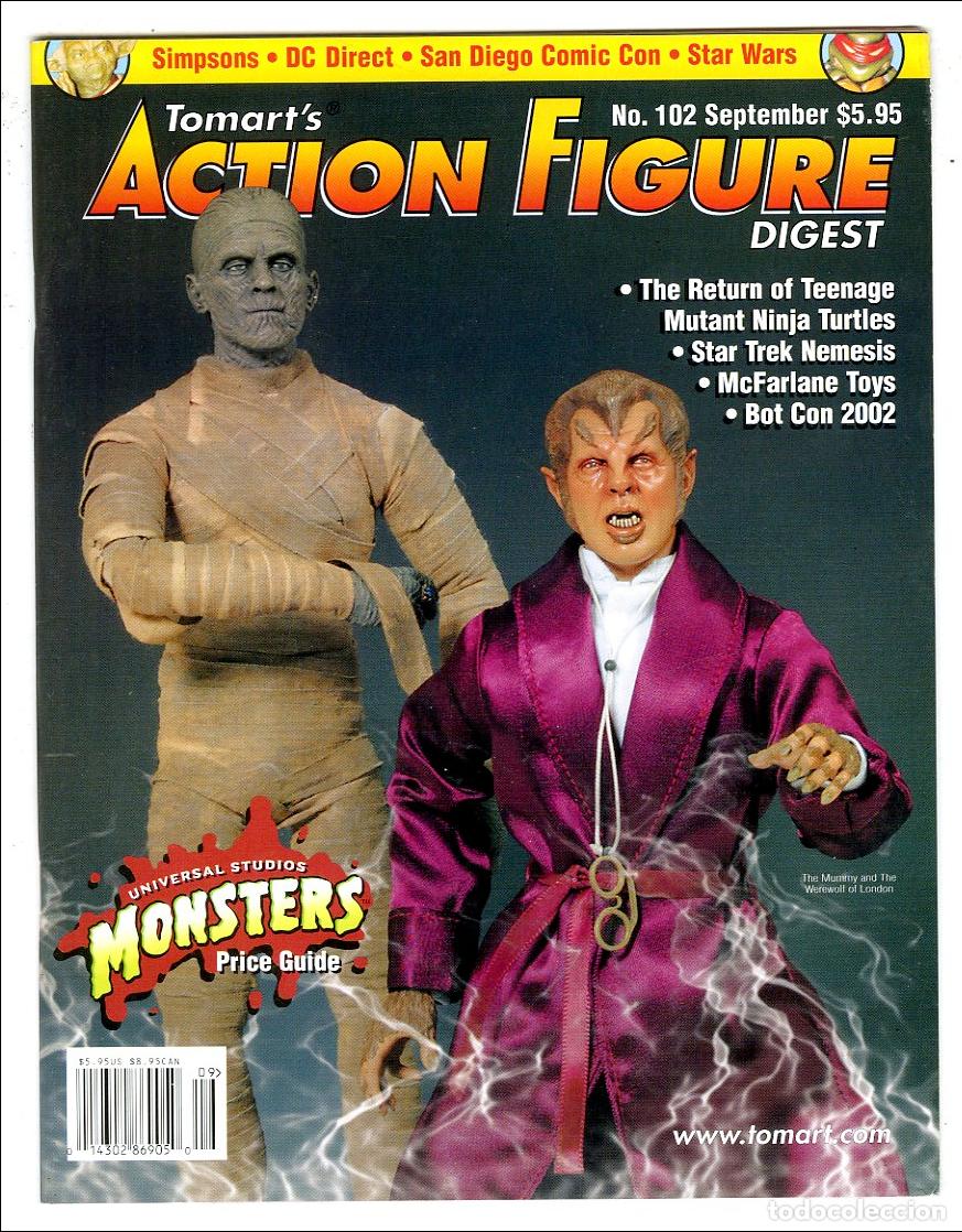 Jouets Anciens: Tomart's Action Figure Digest n.102 / Simpsons / DC / San Diego Comic Con / Star Wars / Star Trek /