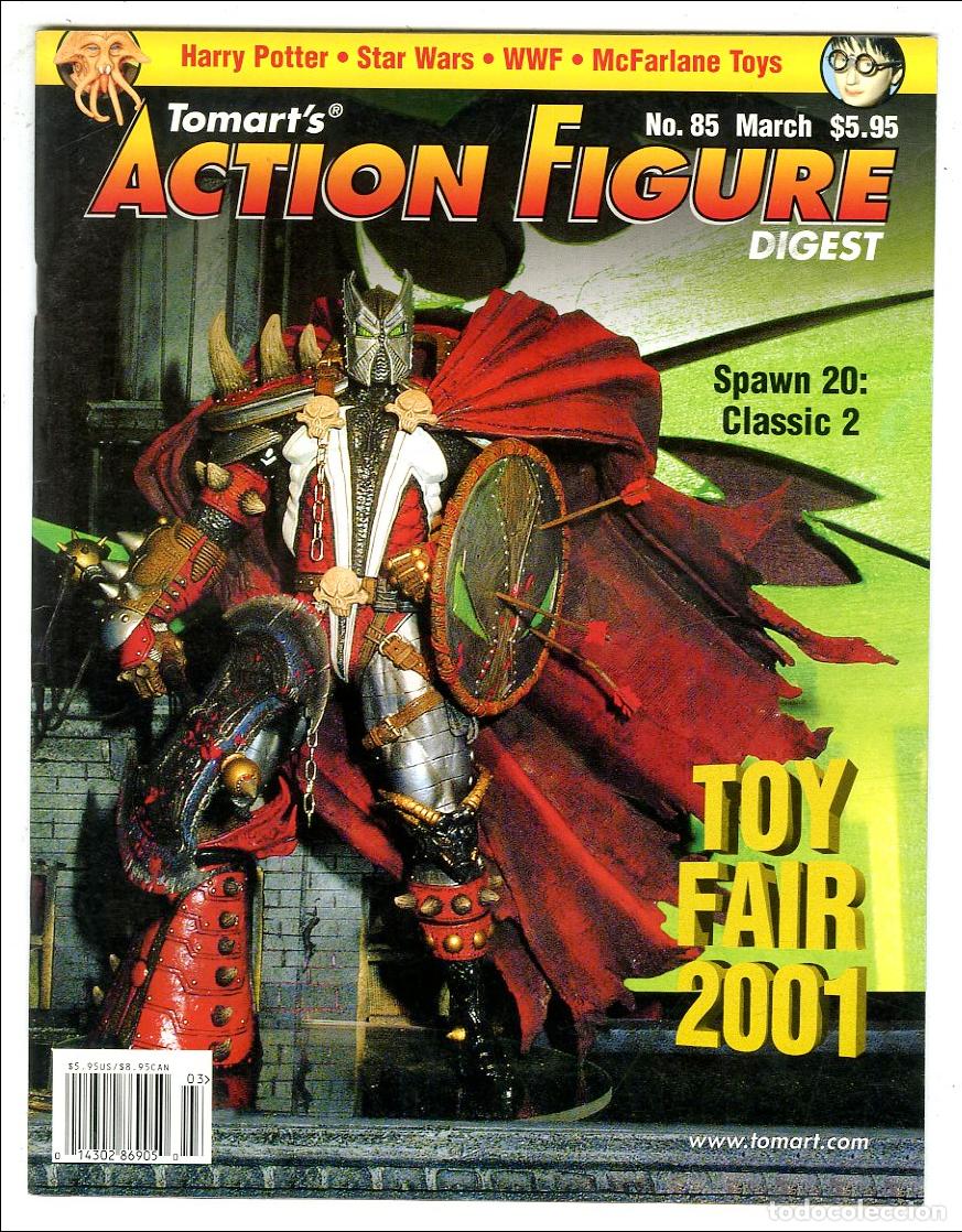 Jouets Anciens: Tomart's Action Figure Digest n.85 / Toy Fair 2001 / Spawn / Harry Potter / Star Wars / WWF / McFarl