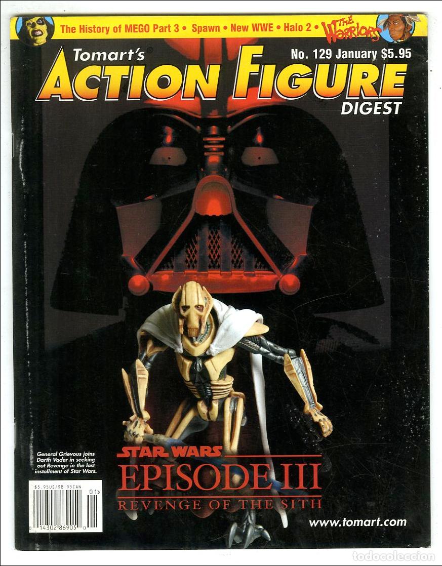 Jouets Anciens: Tomart's Action Figure Digest n.129 / Star Wars / Mego Part 3 / Spawn / WWE / Halo 2 / The Warriors