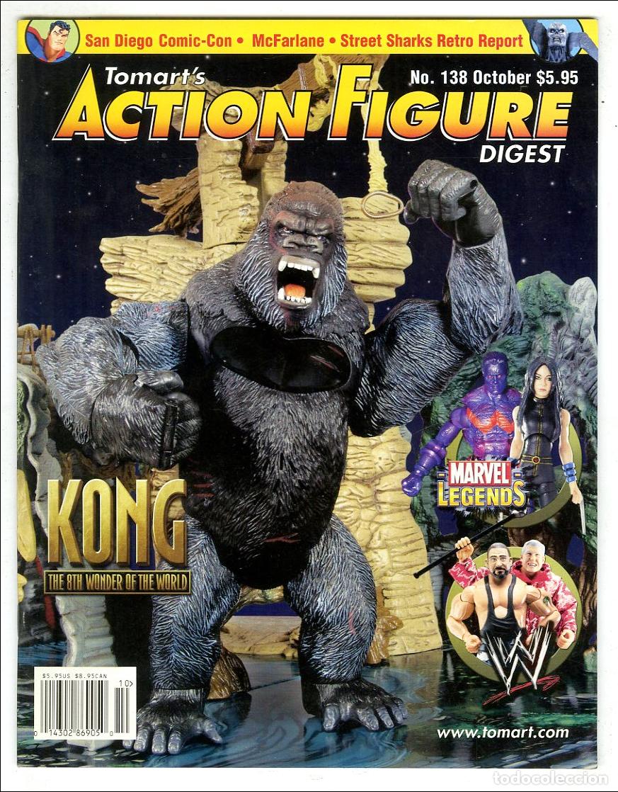 Jouets Anciens: Tomart's Action Figure Digest n.138 / Kong / Marvel Legends / WWE / McFarlane / Street Sharks (Octob