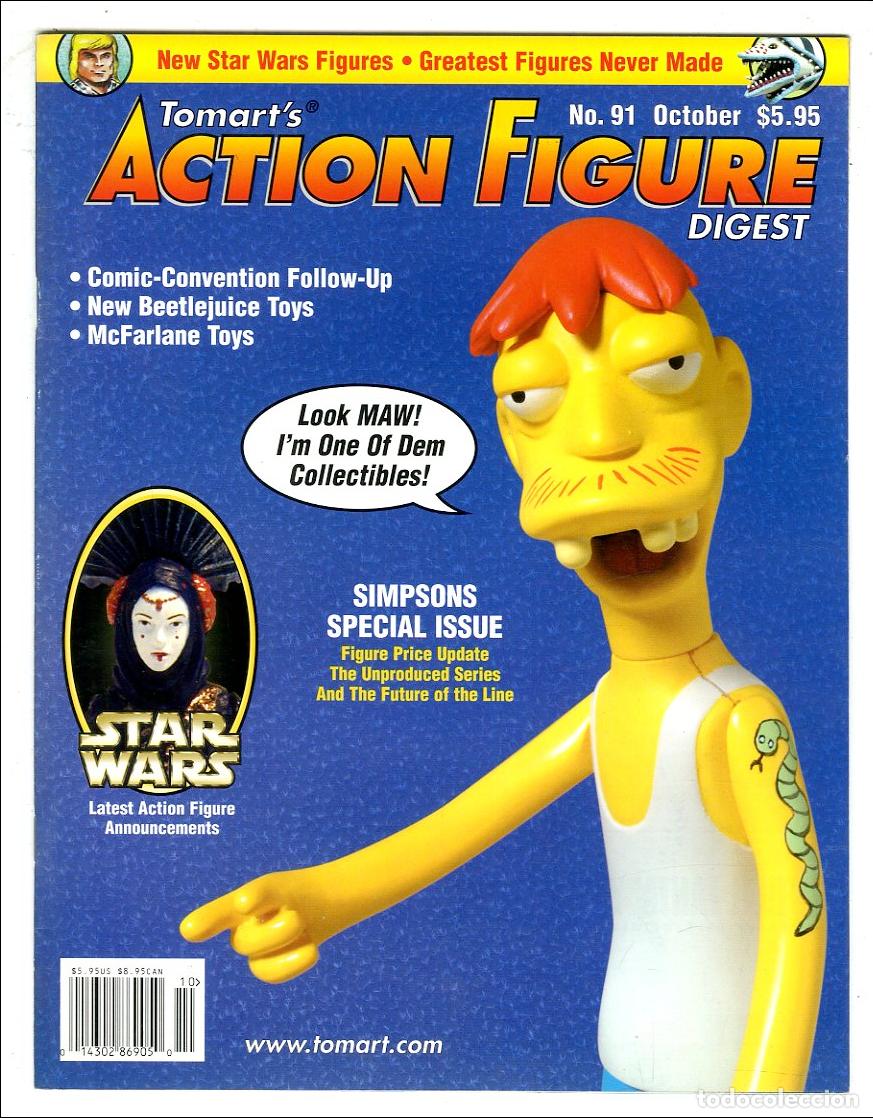 Jouets Anciens: Tomart's Action Figure Digest n.91 / Simpsons Special Issue / Star Wars / McFarlane / Beetlejuice /