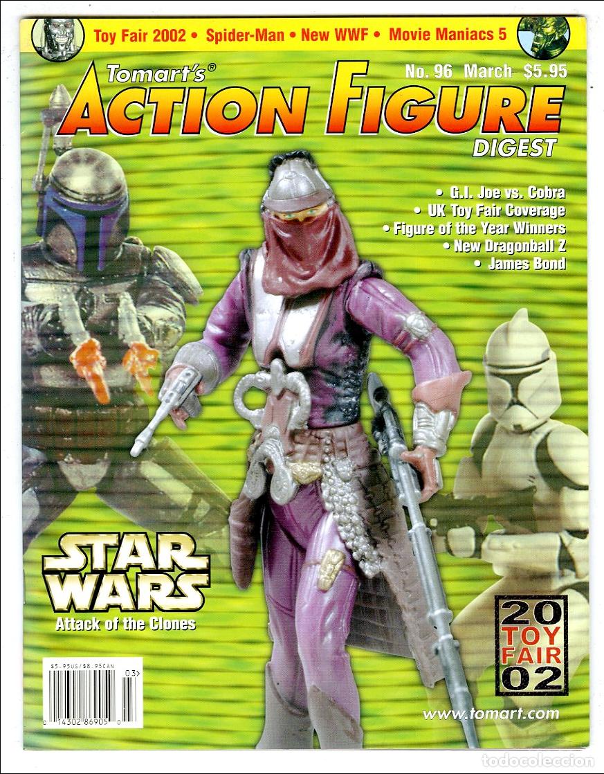 Jouets Anciens: Tomart's Action Figure Digest n.96 / Toy Fair 2002 / Star Wars / Spider-Man / WWF / Movie Maniacs 5