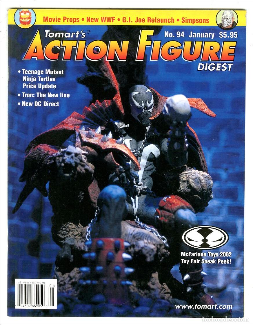 Jouets Anciens: Tomart's Action Figure Digest n.94 / Ninja Turtles / Tron / DC / Movie Props / WWF / G.I. Joe Relaun