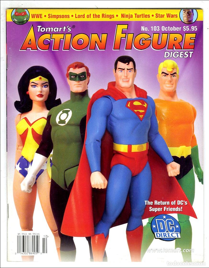 Jouets Anciens: Tomart's Action Figure Digest n.103 / WWE / Simpsons / Lord of the Rings / Ninja Turtles / Star Wars