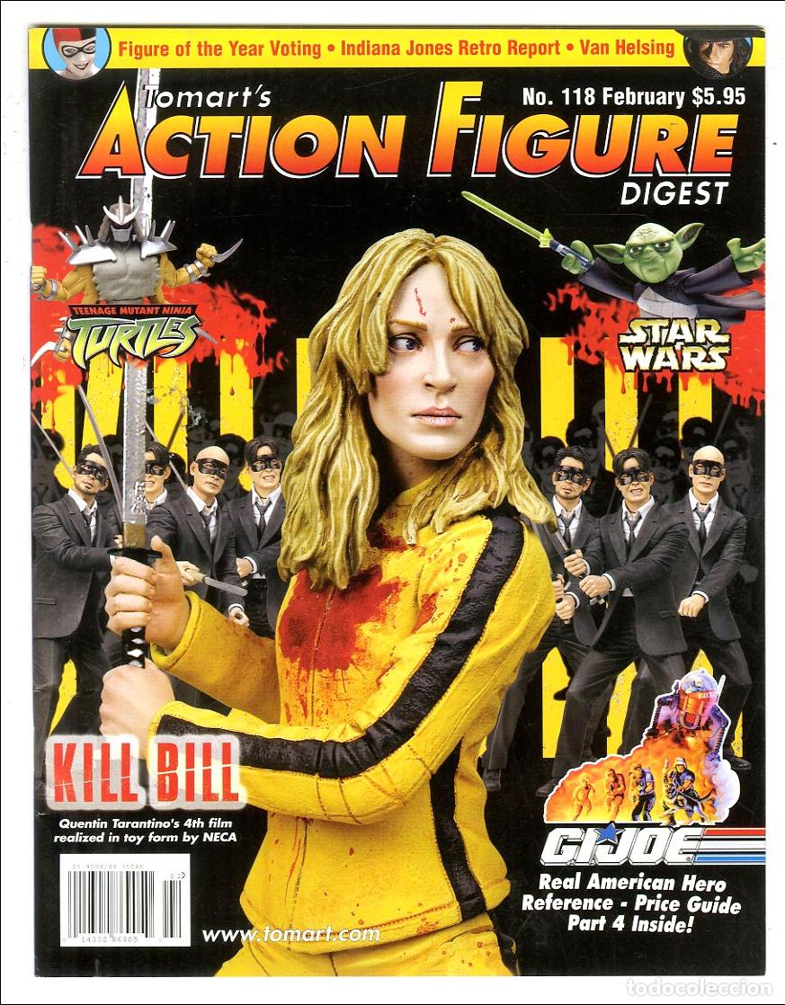Jouets Anciens: Tomart's Action Figure Digest n.118 / Kill Bill / Turtles / Star Wars / G.I. Joe / Indiana Jones / V