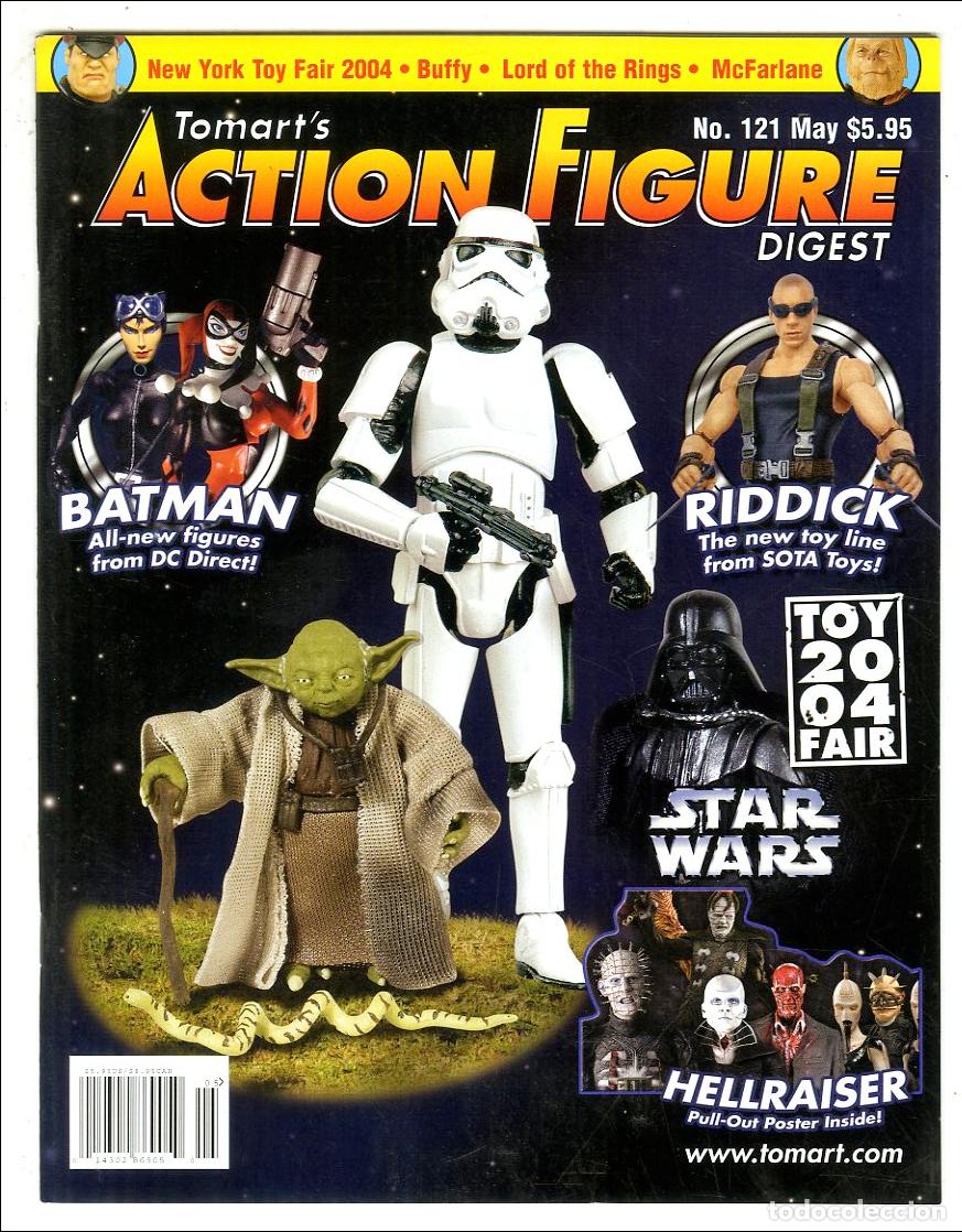 Jouets Anciens: Tomart's Action Figure Digest n.121 / Toy Fair 2004 / Batman / Riddick / Star Wars / Hellraiser (May
