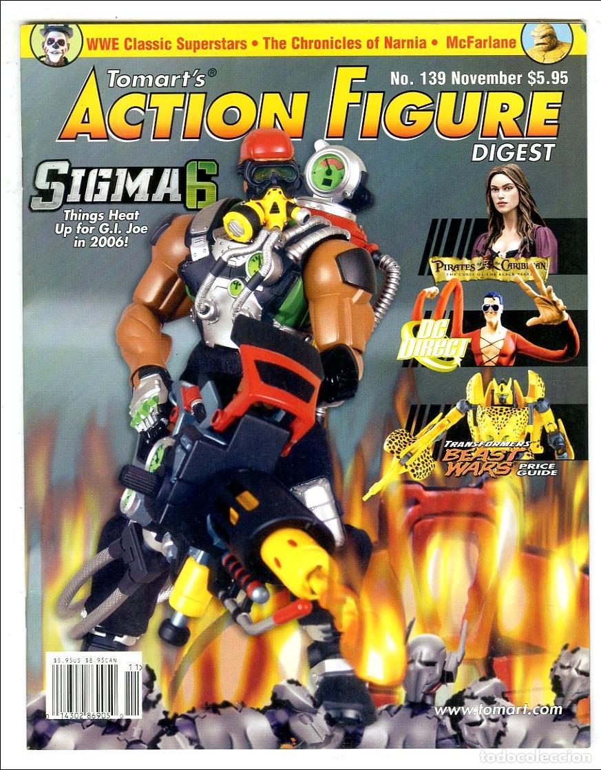 Jouets Anciens: Tomart's Action Figure Digest n.139 / Sigma 6 / Pirates of the Caribean / DC Direct / Transformers (