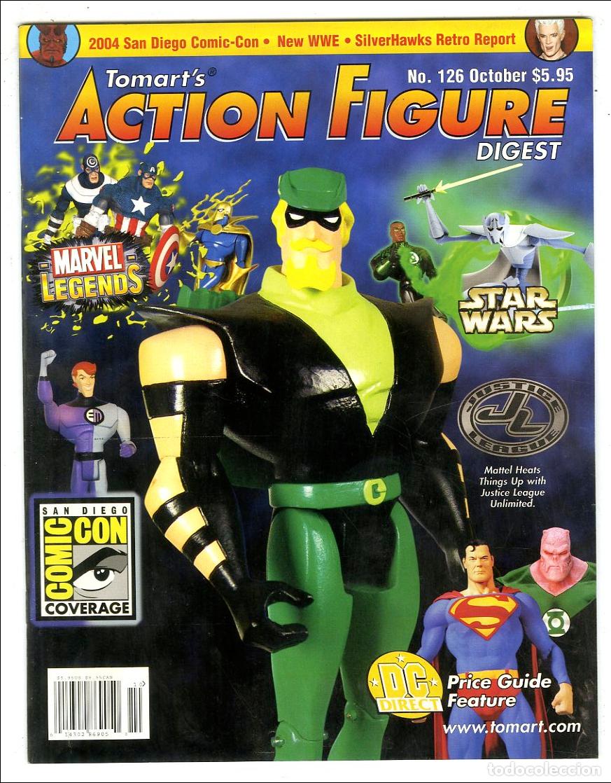 Jouets Anciens: Tomart's Action Figure Digest n.126 / Star Wars / Justice League / DC / ComicCon / Marvel Legends (O