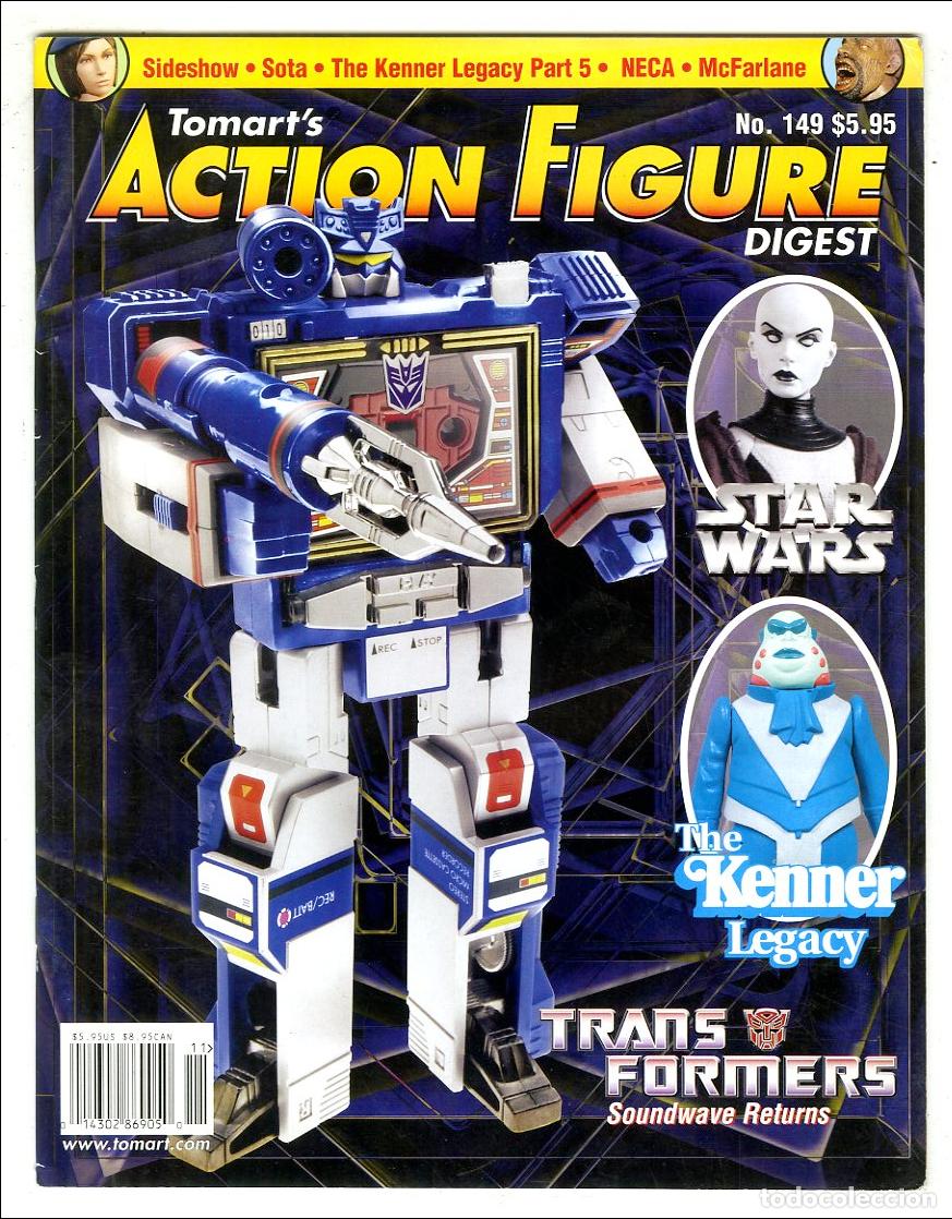 Juguetes antiguos: Tomart's Action Figure Digest n.149 / Star Wars / The Kenner Legacy / Transformers / Sideshow / Neca